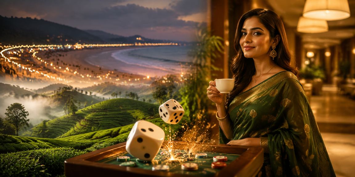 কক্সবাজার চা বাগানে ডাইস গেমের আনন্দময় পরিবেশ